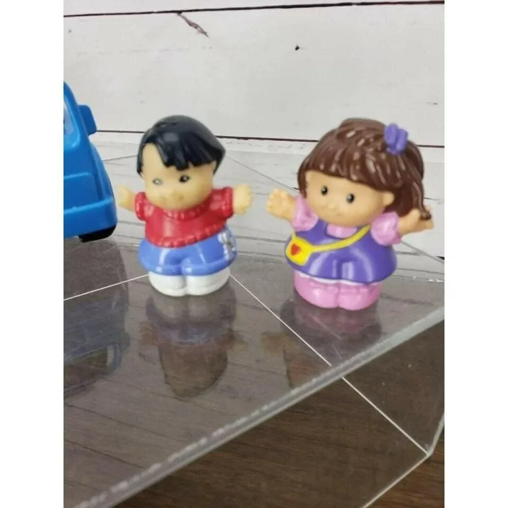 fisher price little people asian‎ boy little girl fireman with blue car